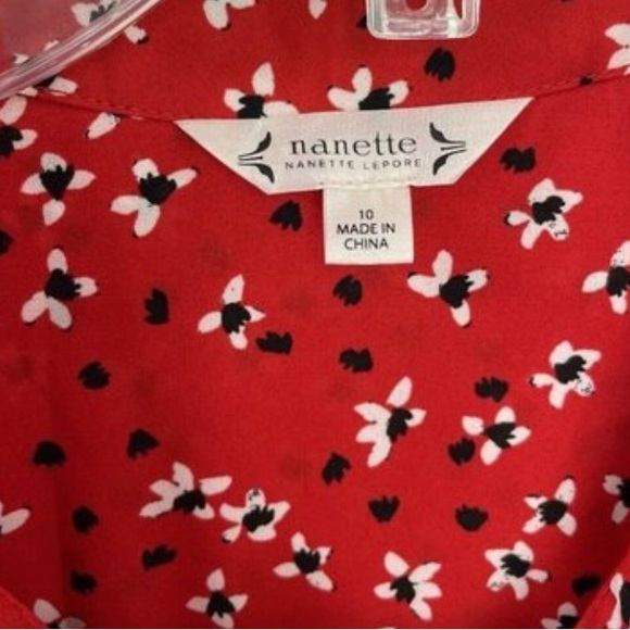 Women’s Size 10 Nannette LaPore Collar Dress - Picture 3 of 8